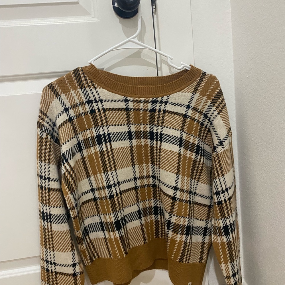 Dickies Brown and Cream Crew Neck Jacket